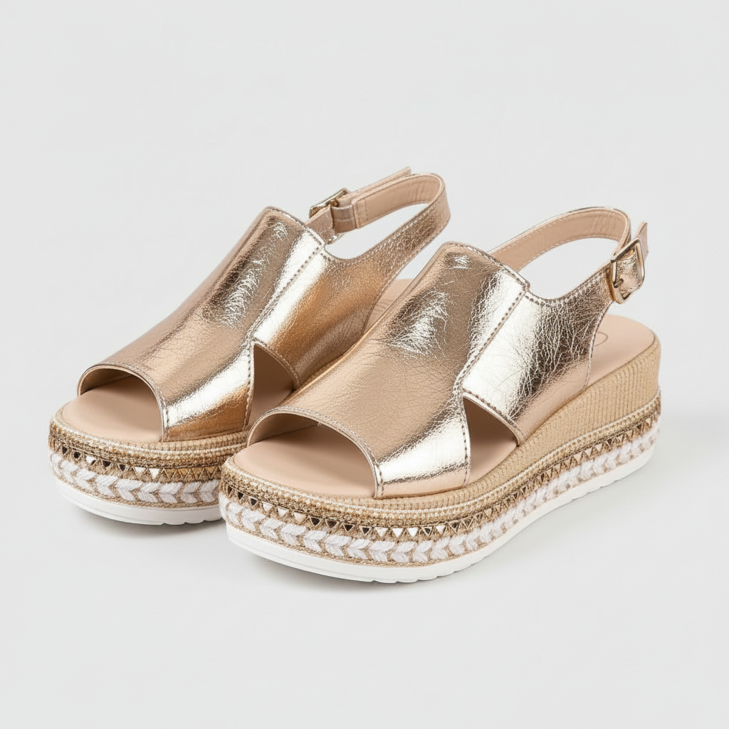Martina™ | Sandalias Doradas Confort de Verano