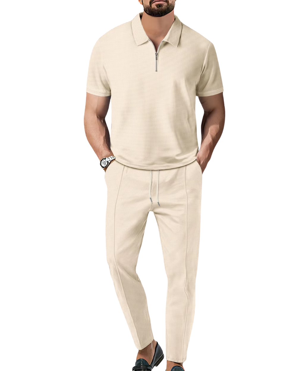 Conjunto de 2 polos con cremallera
