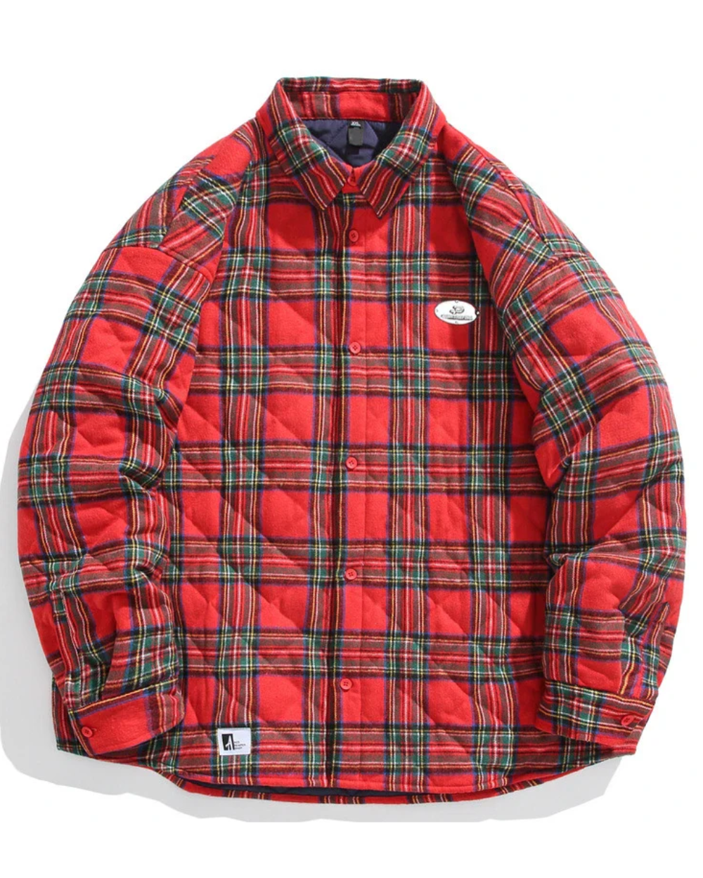 Chaqueta acolchada vintage de algodón