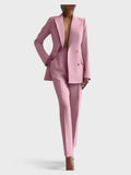 Olivia - Conjunto de blazer y pantalón