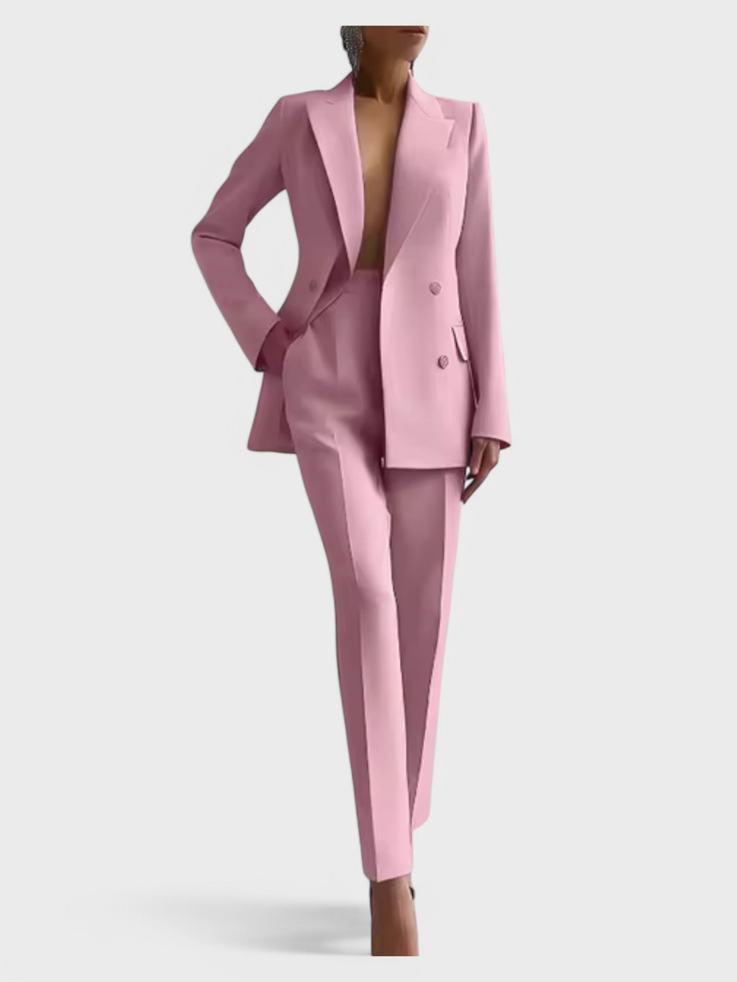 Olivia - Conjunto de blazer y pantalón