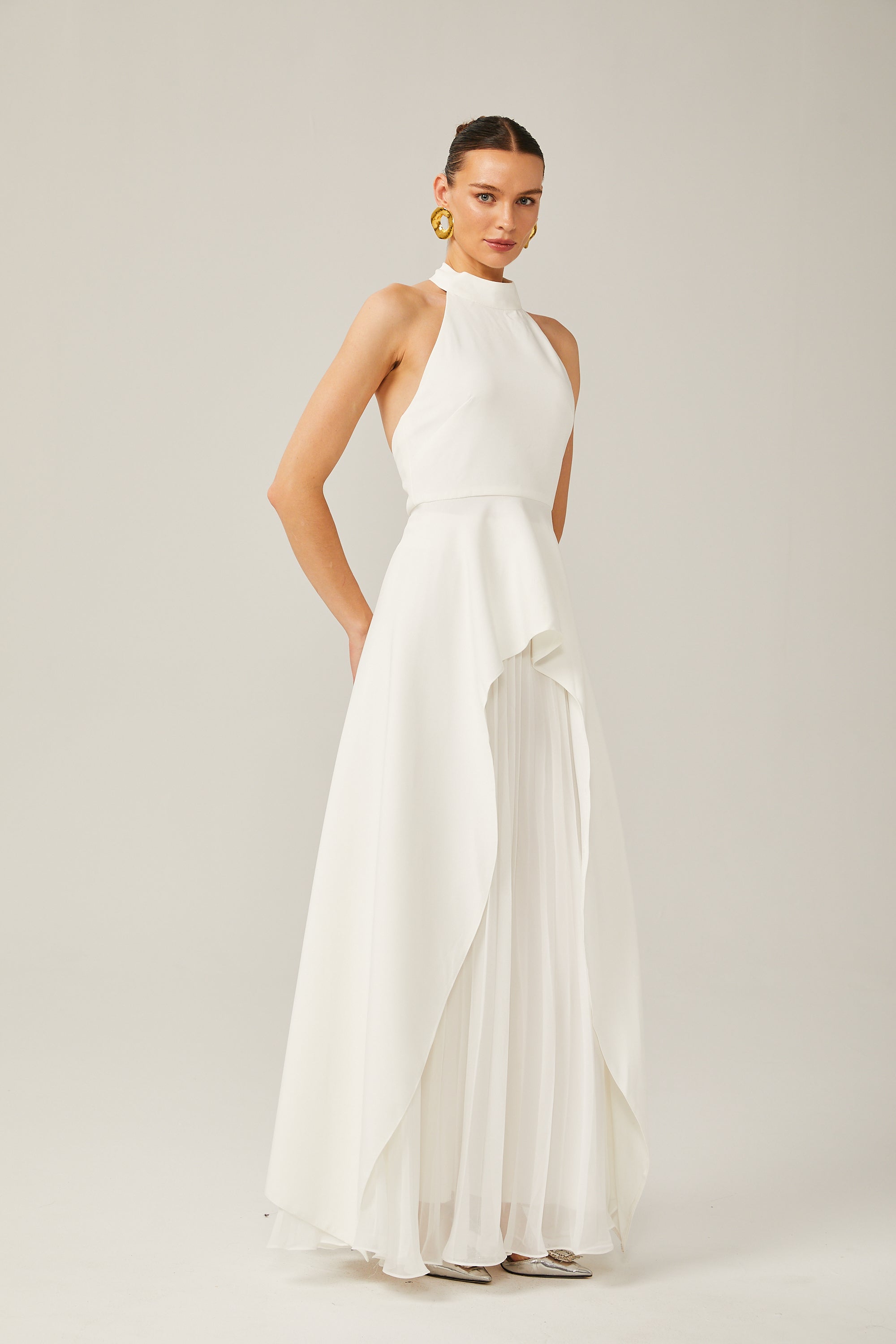 Vestido Candela™ | Elegancia minimalista en blanco y negro