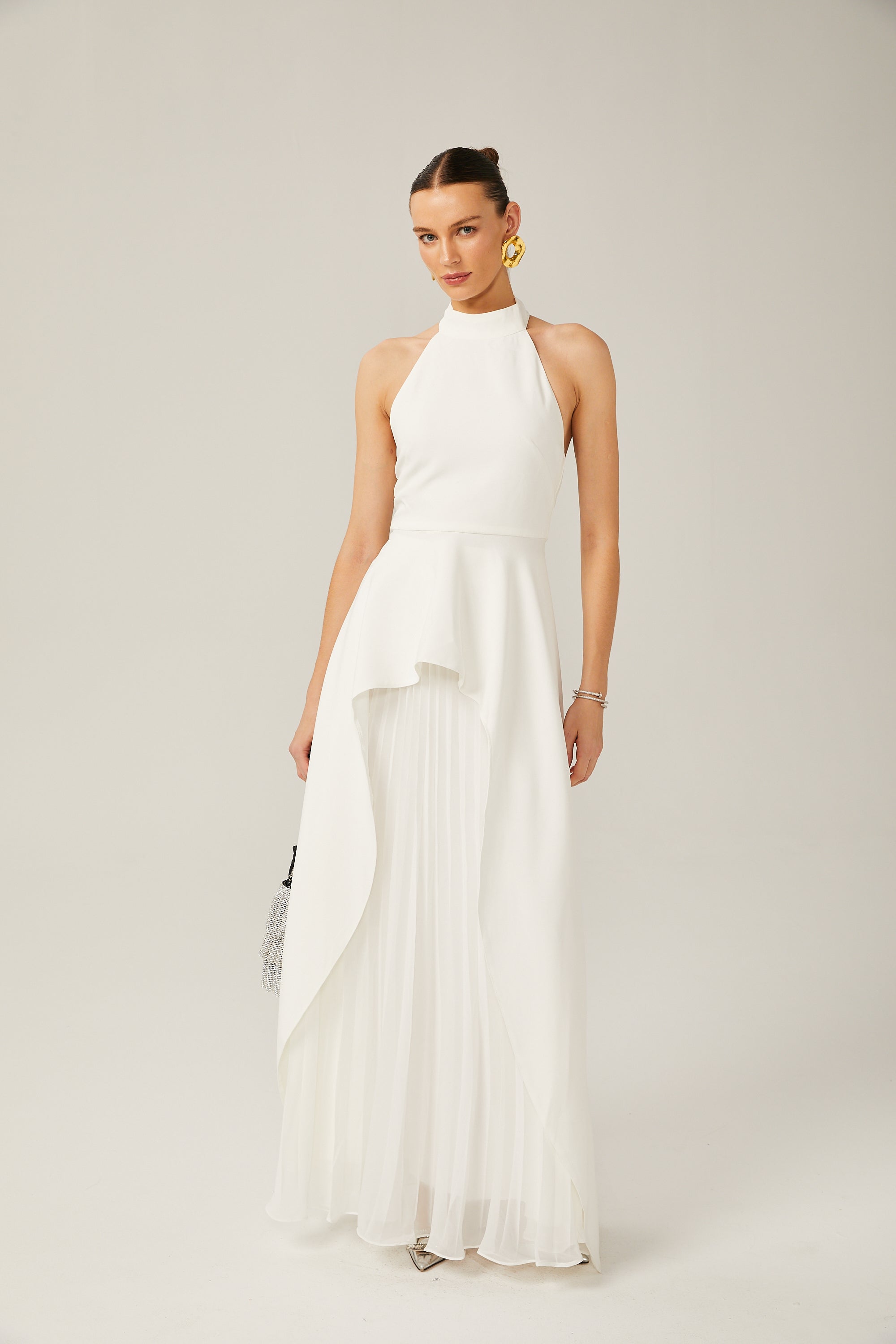 Vestido Candela™ | Elegancia minimalista en blanco y negro