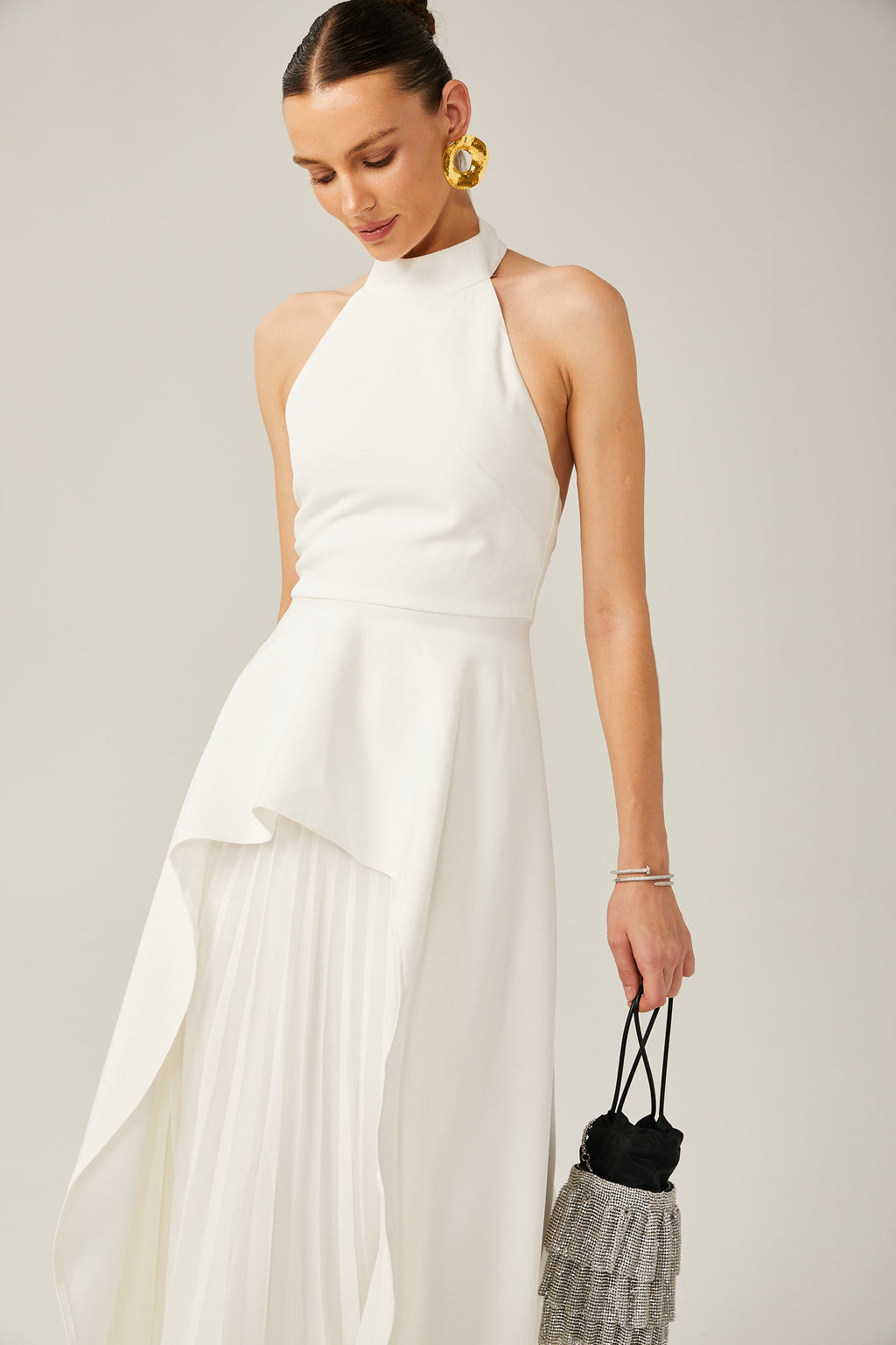 Vestido Candela™ | Elegancia minimalista en blanco y negro