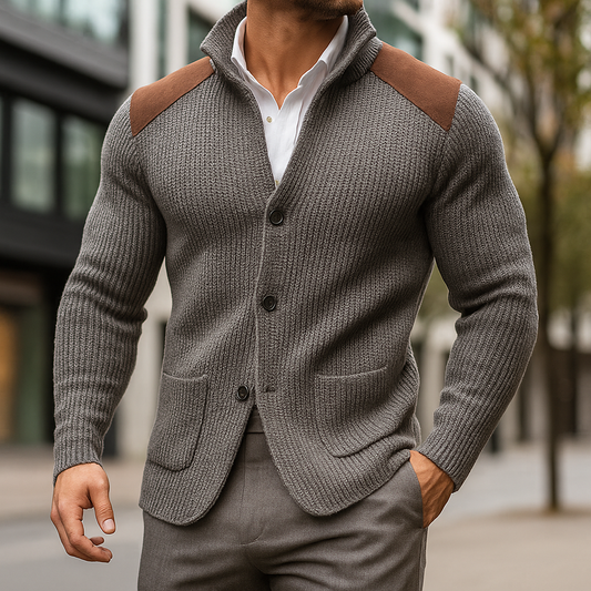 Elegante chaqueta de punto