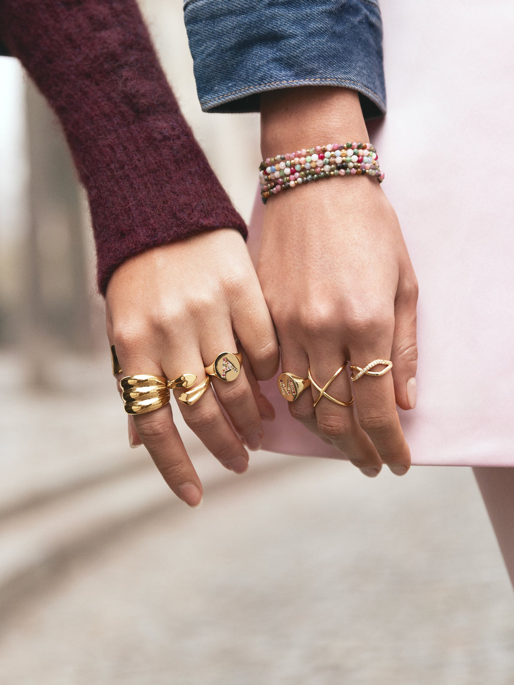 Anillo Eterna Sparks Baño Oro