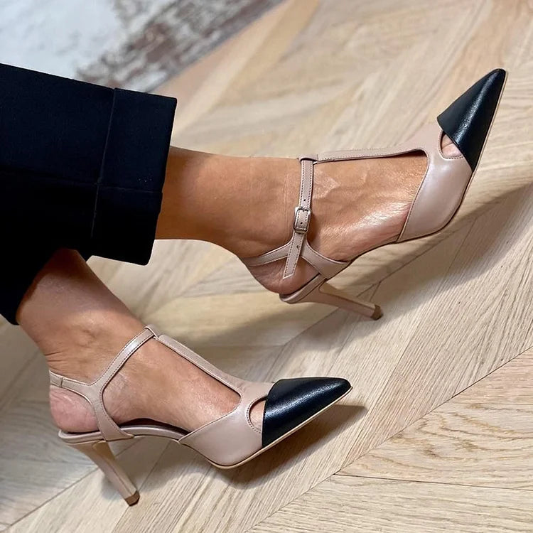 Blanca™ - Zapatos bicolor elegantes con diseño sofisticado