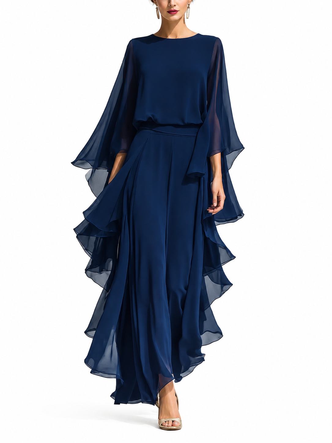 Conjunto Aurora™ | Elegante con volantes fluidos