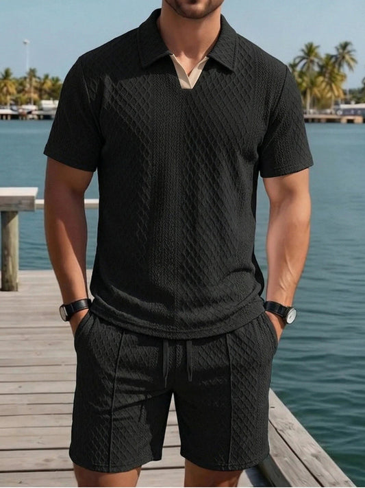 Elegante conjunto de polo