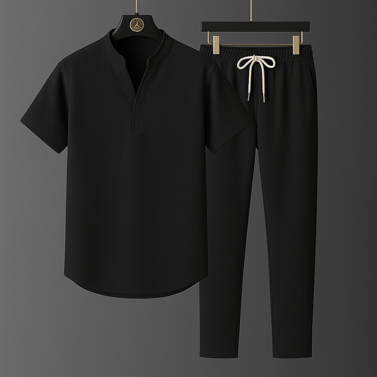Thiago™ - Set masculino elegante de dos piezas cómodo y moderno