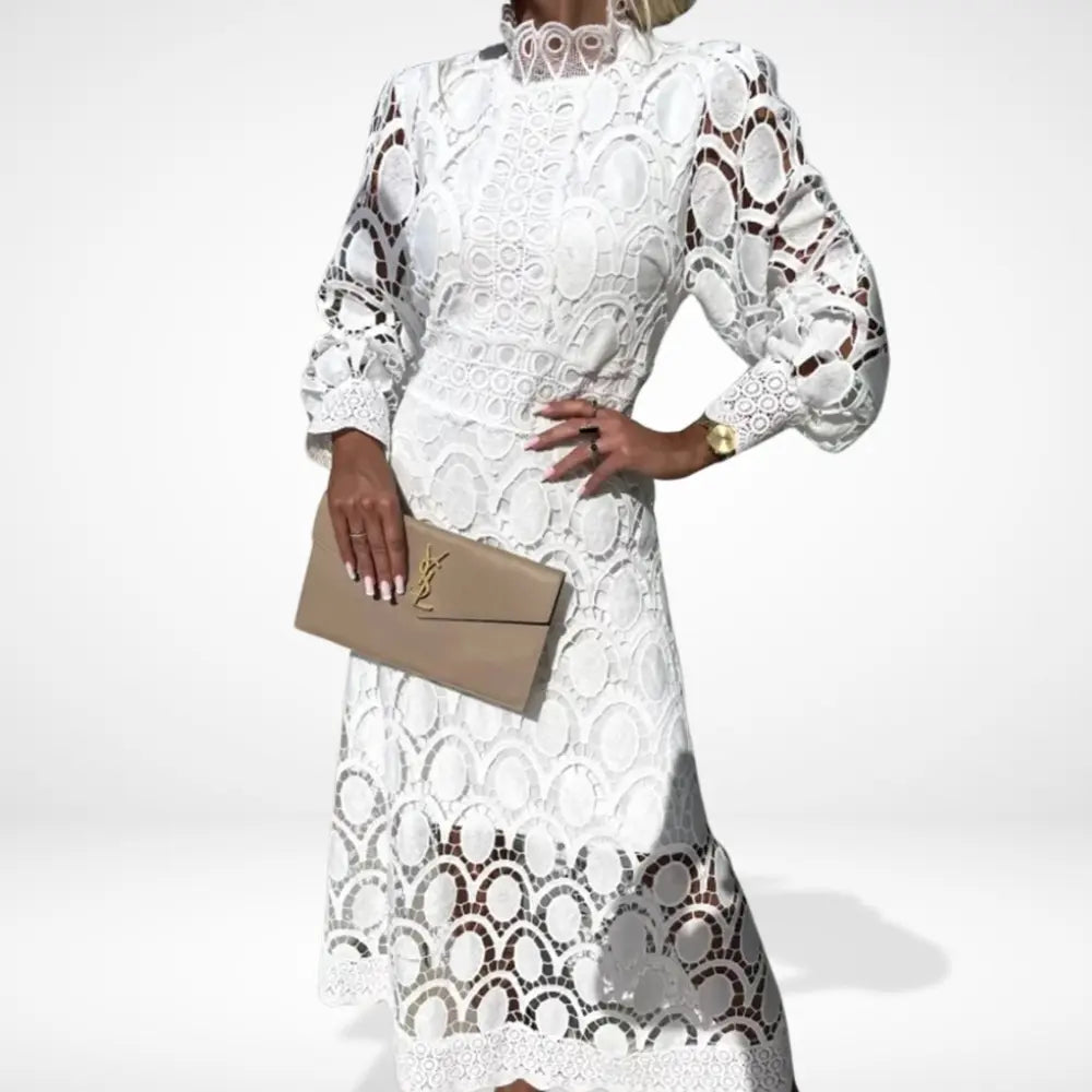 Vestido Via™ | Clase con encaje elegante
