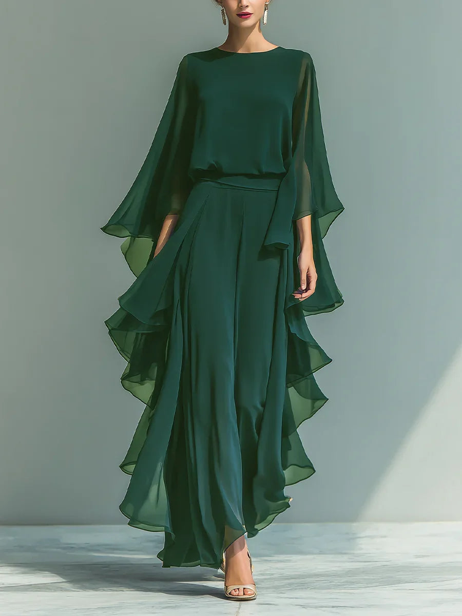 Conjunto Aurora™ | Elegante con volantes fluidos
