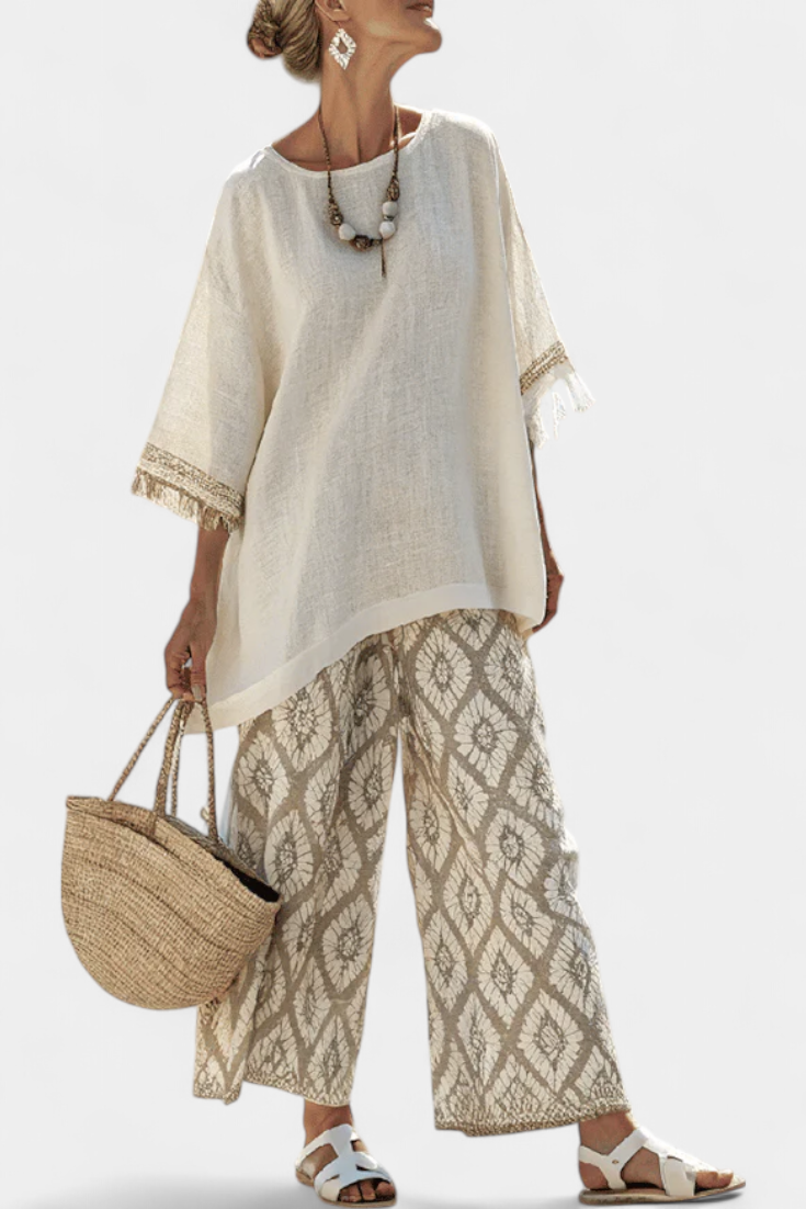 Eduarda - Conjunto Boho Chic Elegante
