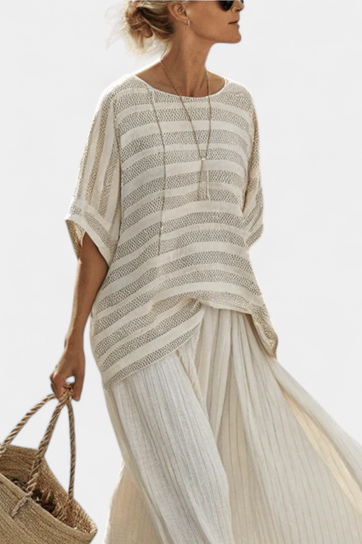 Laura - Conjunto De Lino Daisy Elegante