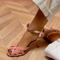 Blanca™ - Sandalias de tacón alto con puntera abierta