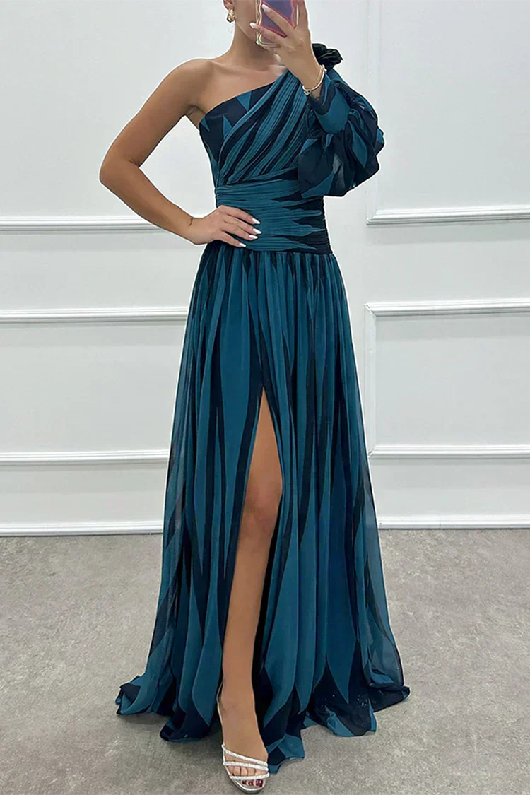 Vestido Shiloh™ | Rayas elegantes con diseño asimétrico