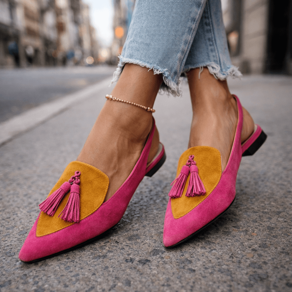 Elisa™ | Sandalias con tiras y borlas