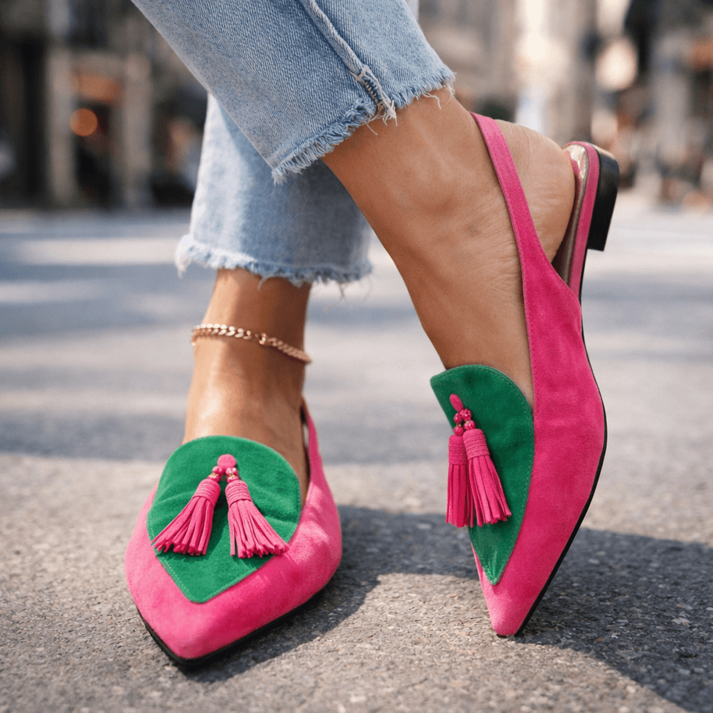 Elisa™ | Sandalias con tiras y borlas