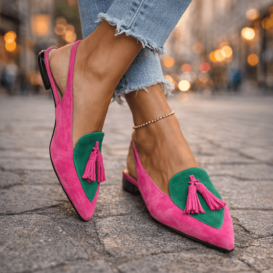 Elisa™ | Sandalias con tiras y borlas
