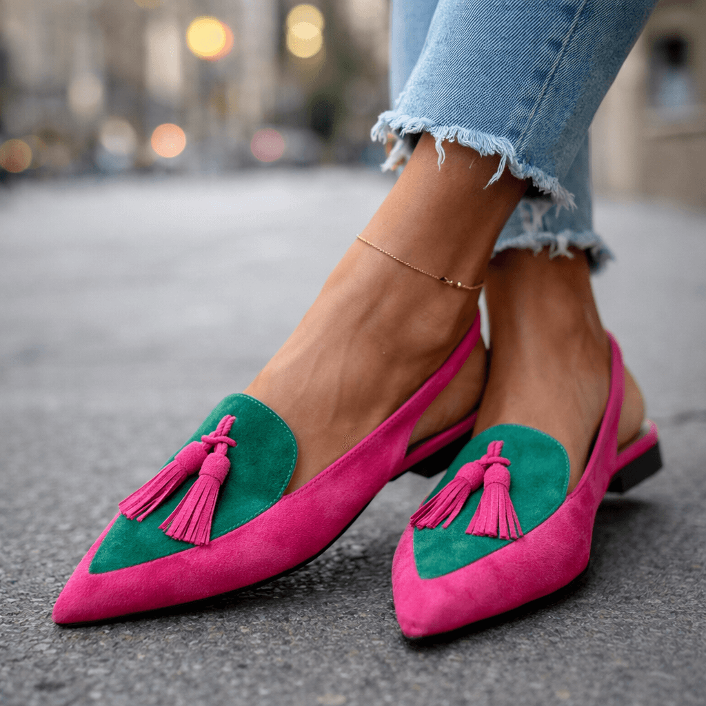 Elisa™ | Sandalias con tiras y borlas