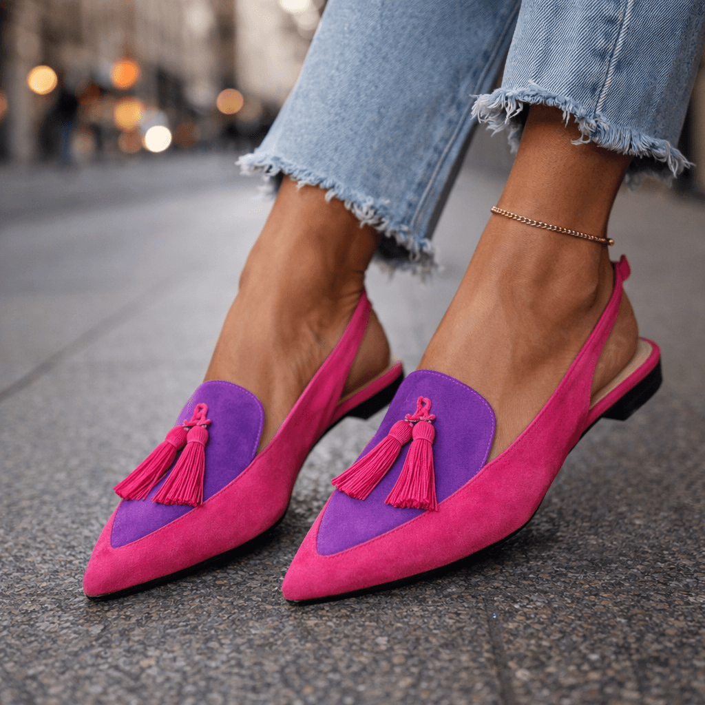 Elisa™ | Sandalias con tiras y borlas