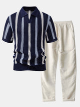 Azul/Beige