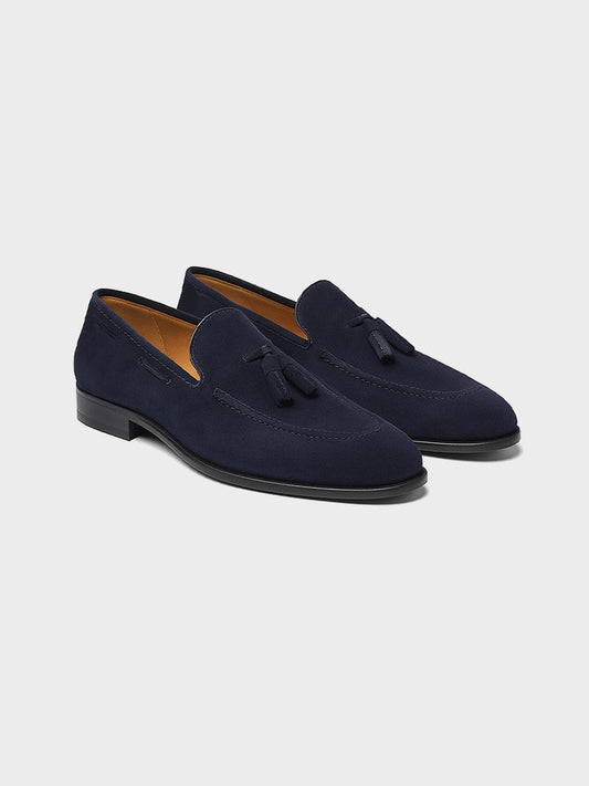 Mocasines de ante con borlas