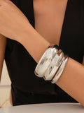 Blanca™ - Pulsera de 3 piezas elegante con diseño sofisticado