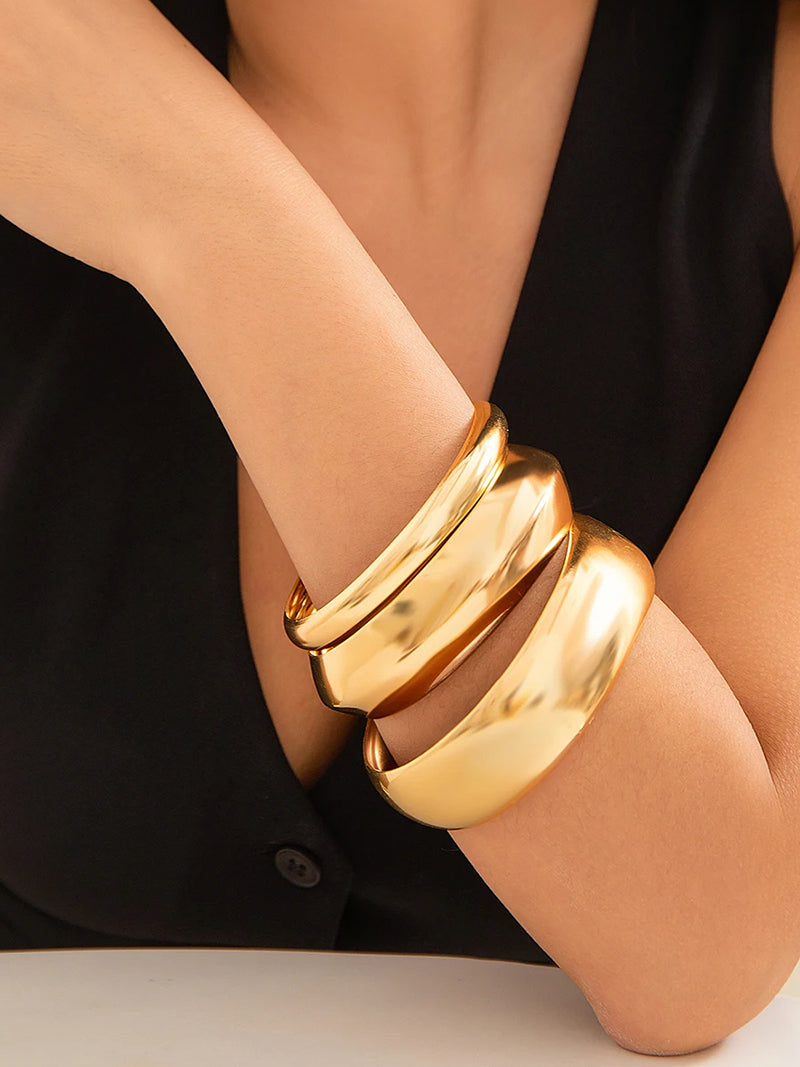 Blanca™ - Pulsera de 3 piezas elegante con diseño sofisticado