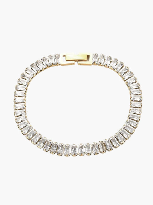 Blanca™ - Pulsera Rivière baguette brillante con elegancia sofisticada