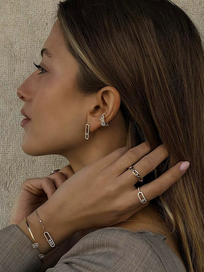Blanca™ - Pendientes elegantes Melissa con diseño sofisticado y exclusivo