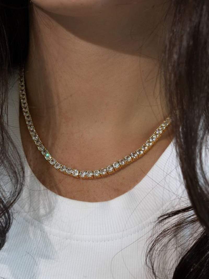 Blanca™ - Gargantilla Rivière brillante con elegancia sofisticada