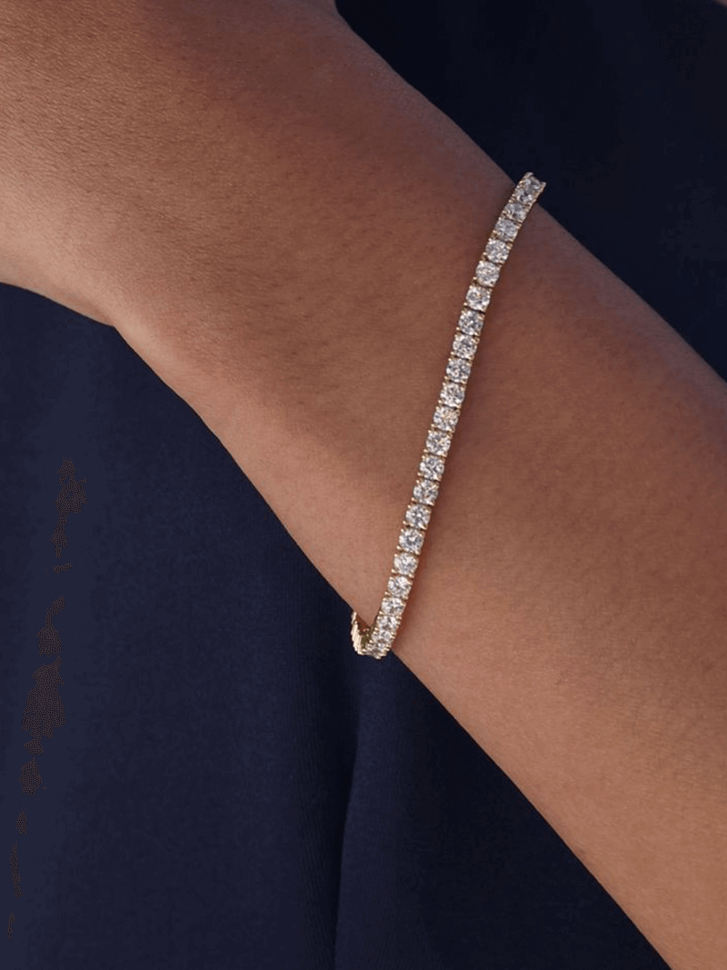 Blanca™ - Pulsera Rivière brillante con elegancia sofisticada