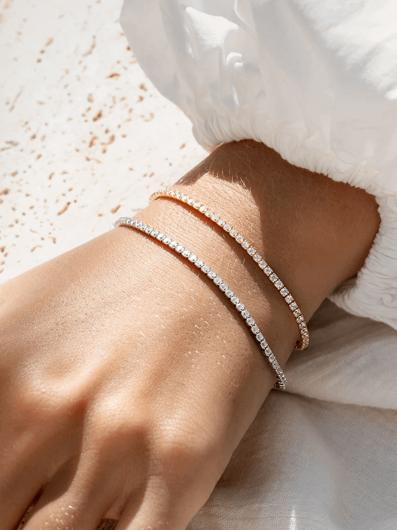 Blanca™ - Pulsera Rivière brillante con elegancia sofisticada