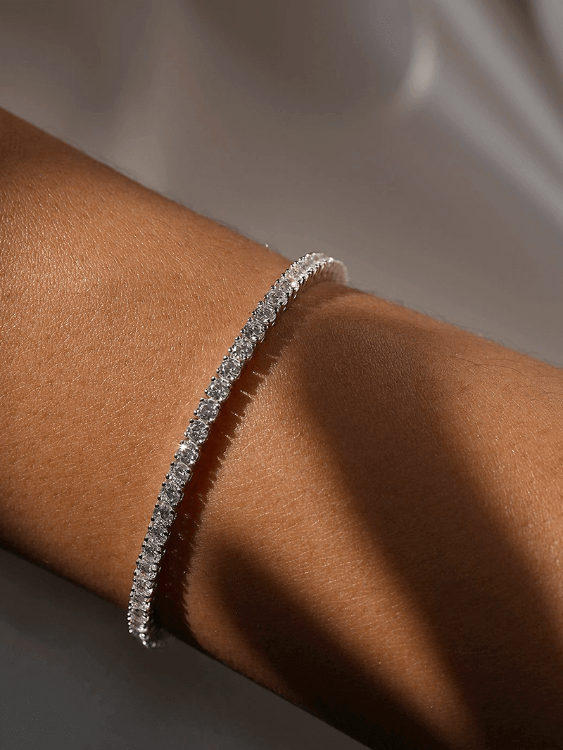 Blanca™ - Pulsera Rivière brillante con elegancia sofisticada