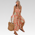 Elena™ | Vestido largo boho sin mangas