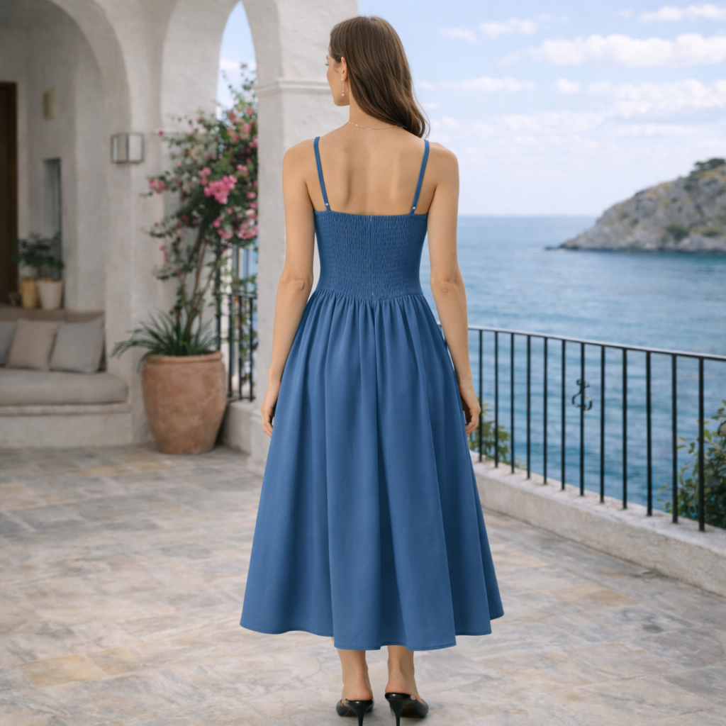 Vestido Navy™ | Silueta corsé con elegancia estructurada