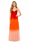 Vestido Paola™ | Elegancia degradada inspirada en el atardecer