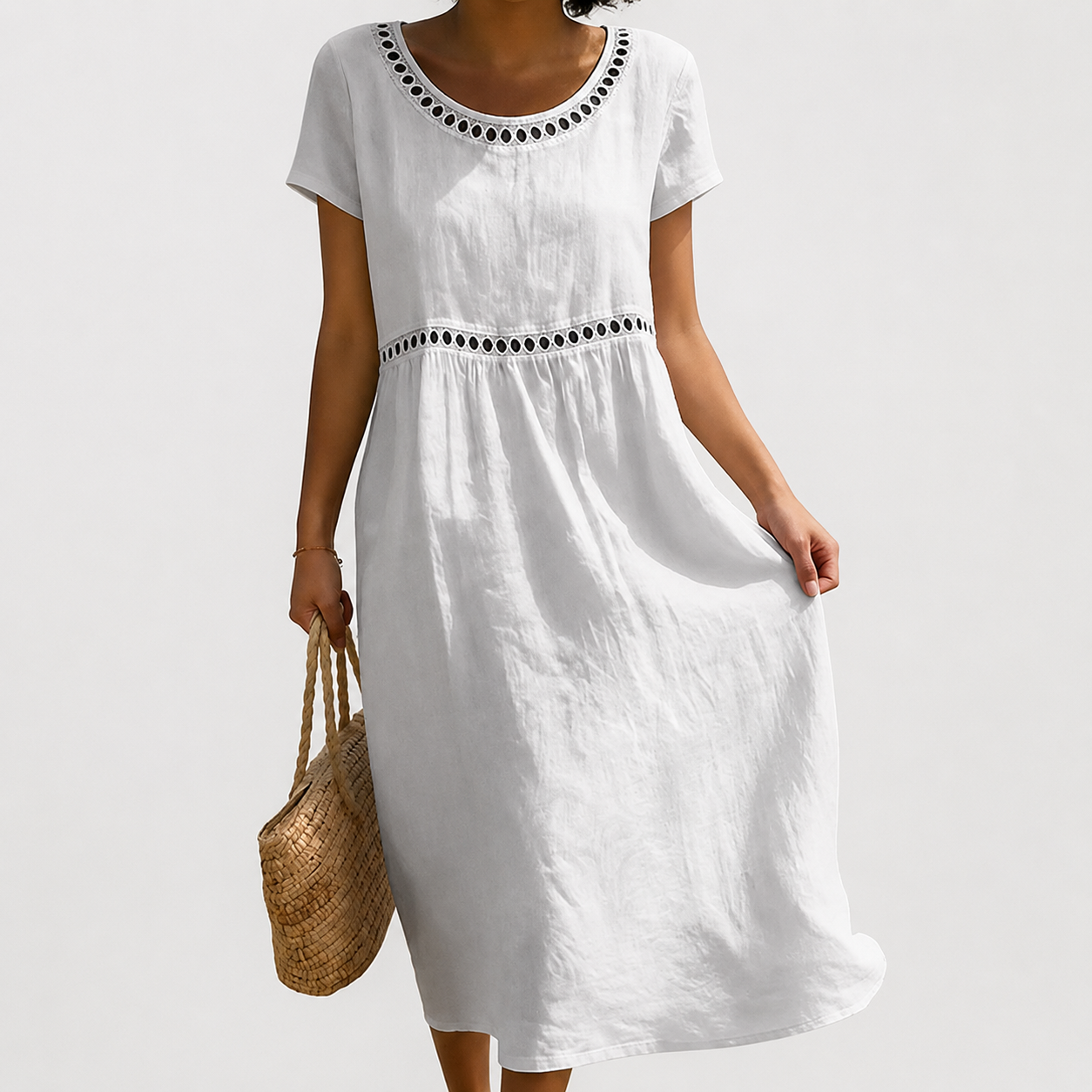 Lucia™ | Vestido con Bordado Artesanal