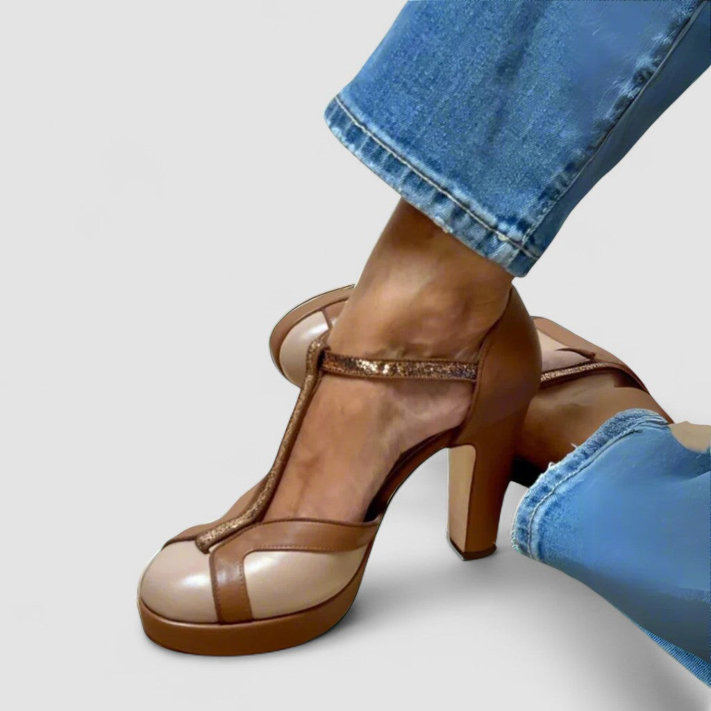 Blanca™ - Sandalias de tacón alto elegantes y cómodas