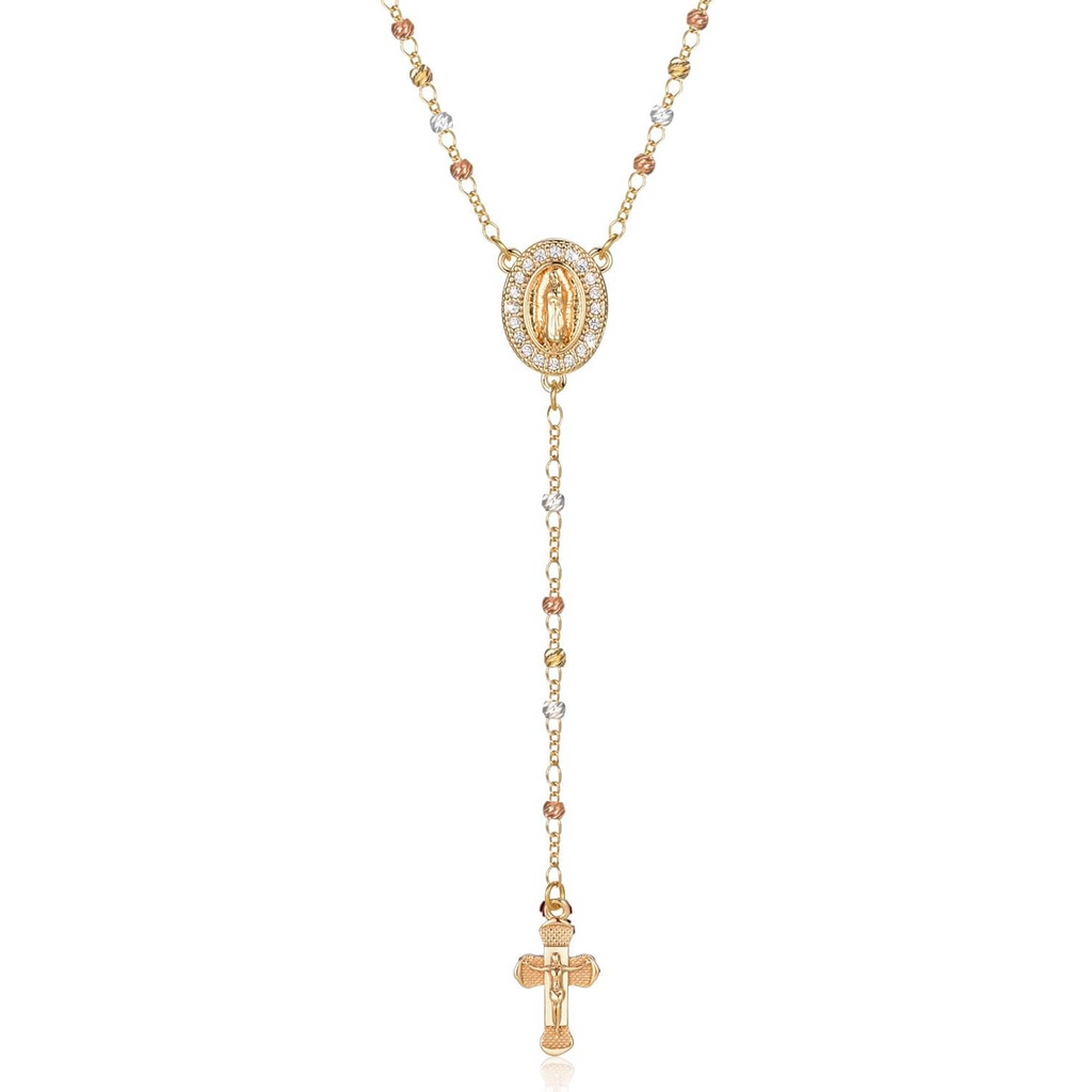 Collar Cruz Virgen María