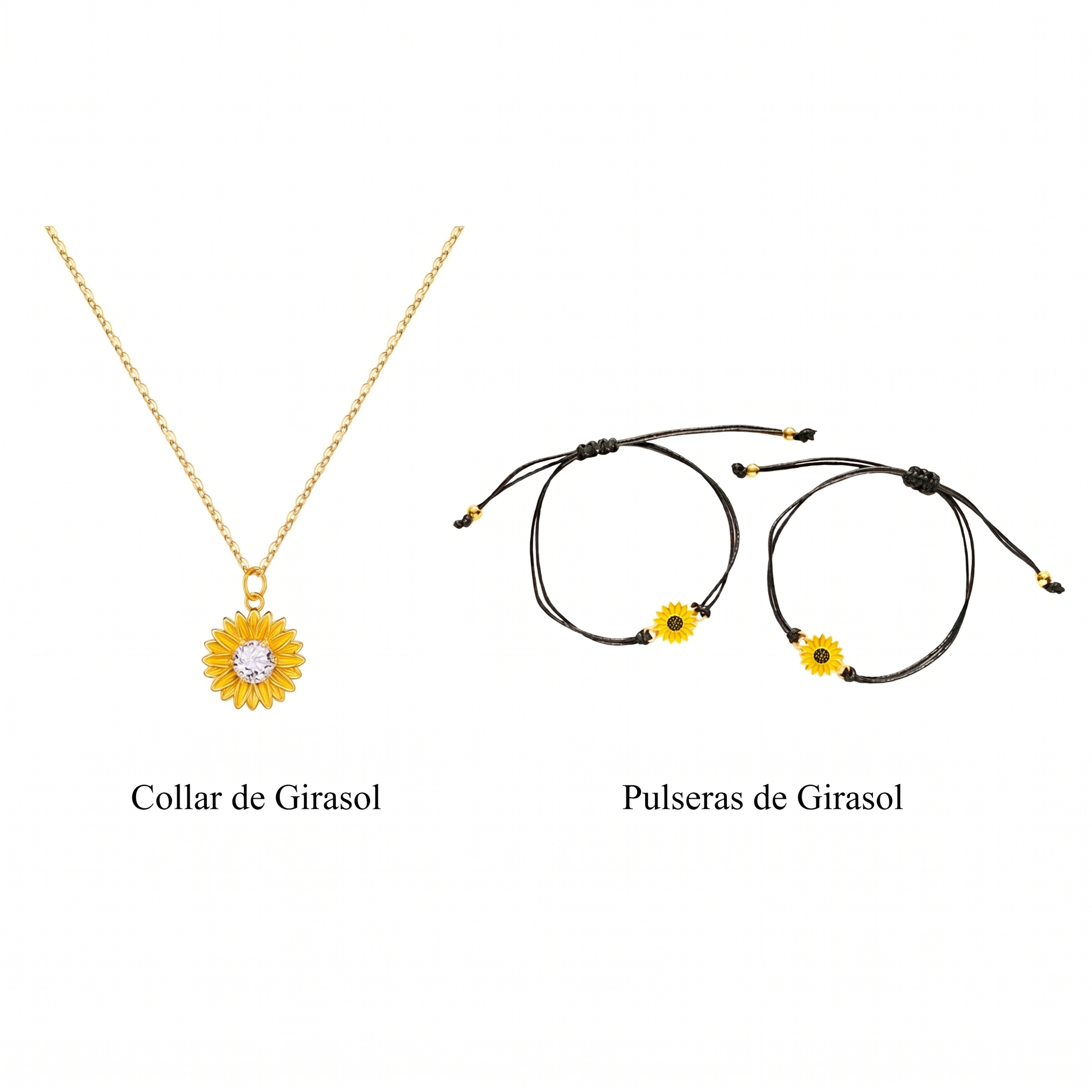 Collar Colgante de Girasol
