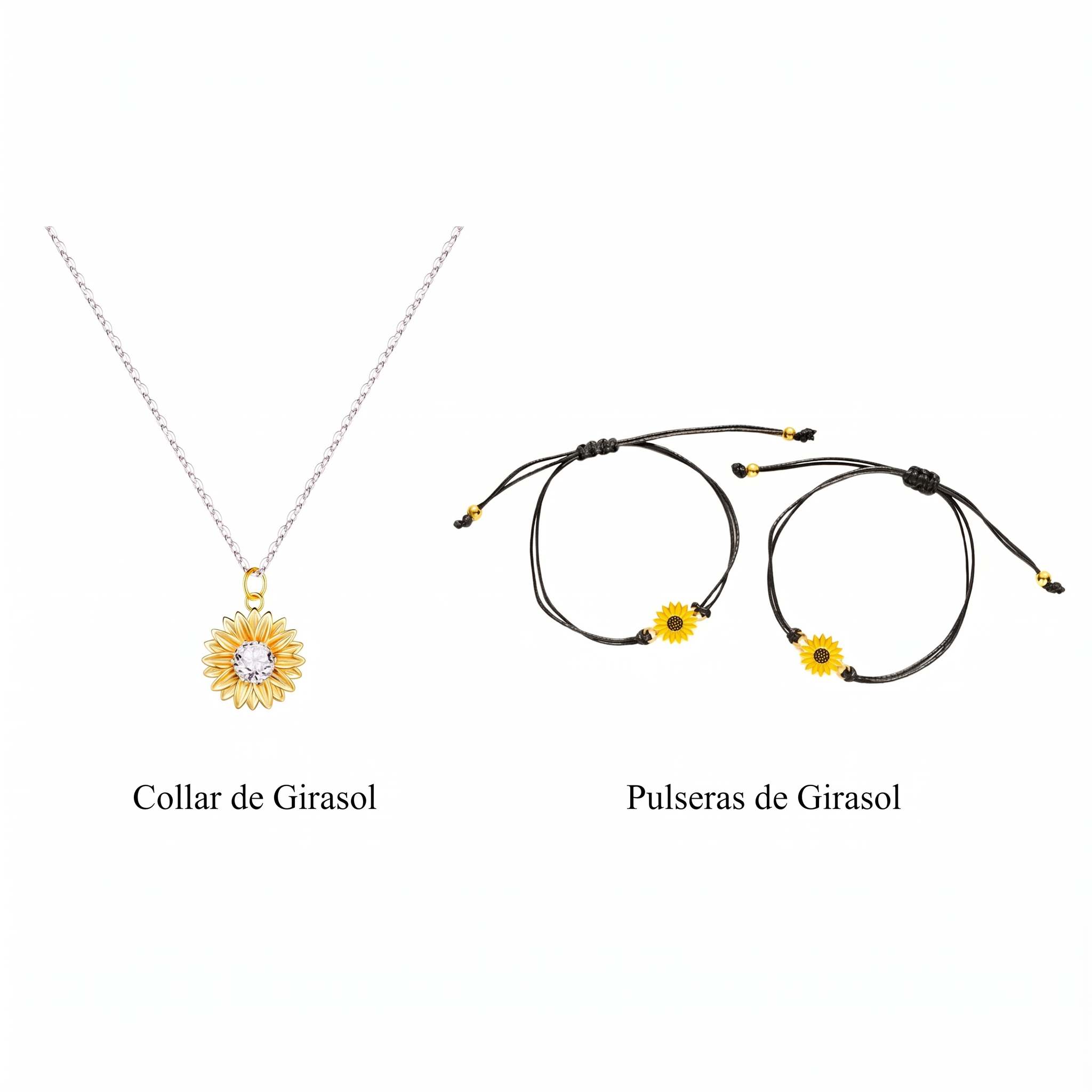 Collar Colgante de Girasol