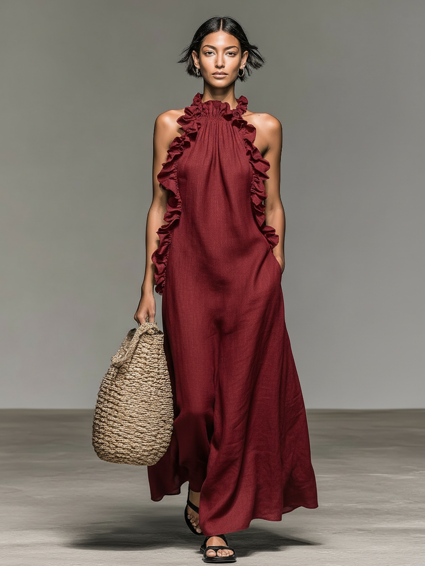 Luna™ | Vestido Maxi con Bolsillos