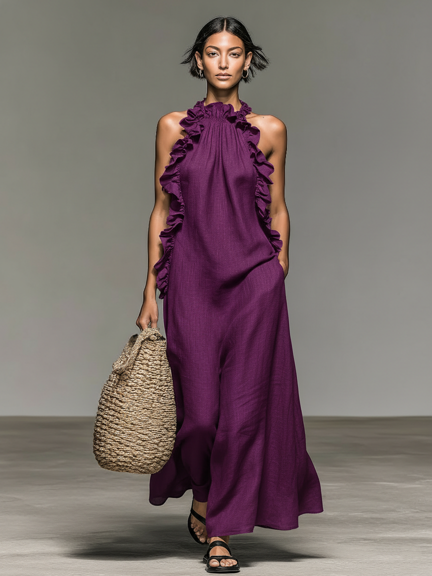 Luna™ | Vestido Maxi con Bolsillos