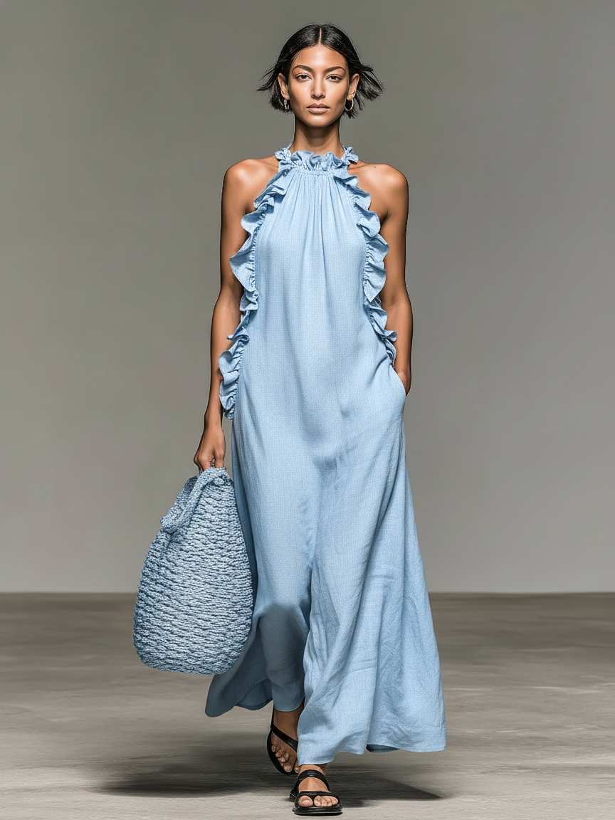 Luna™ | Vestido Maxi con Bolsillos