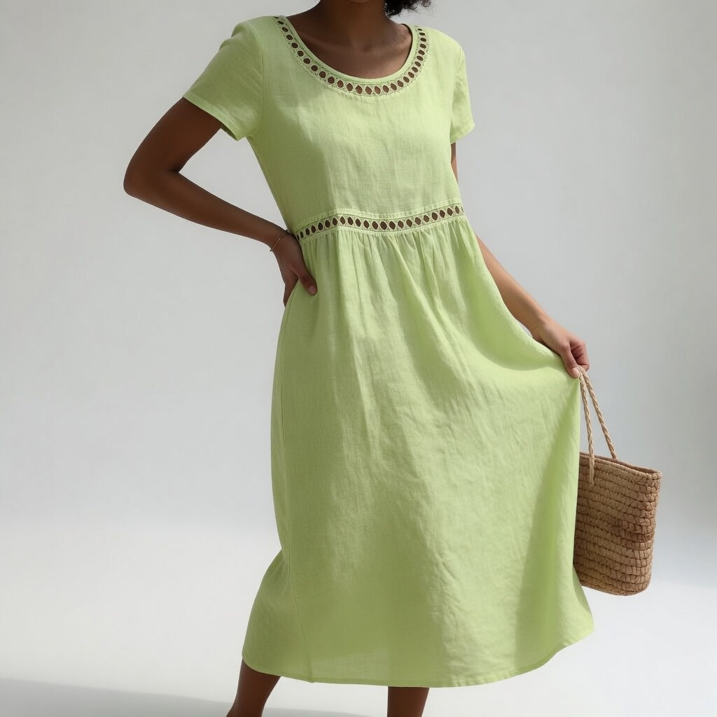 Lucia™ | Vestido con Bordado Artesanal
