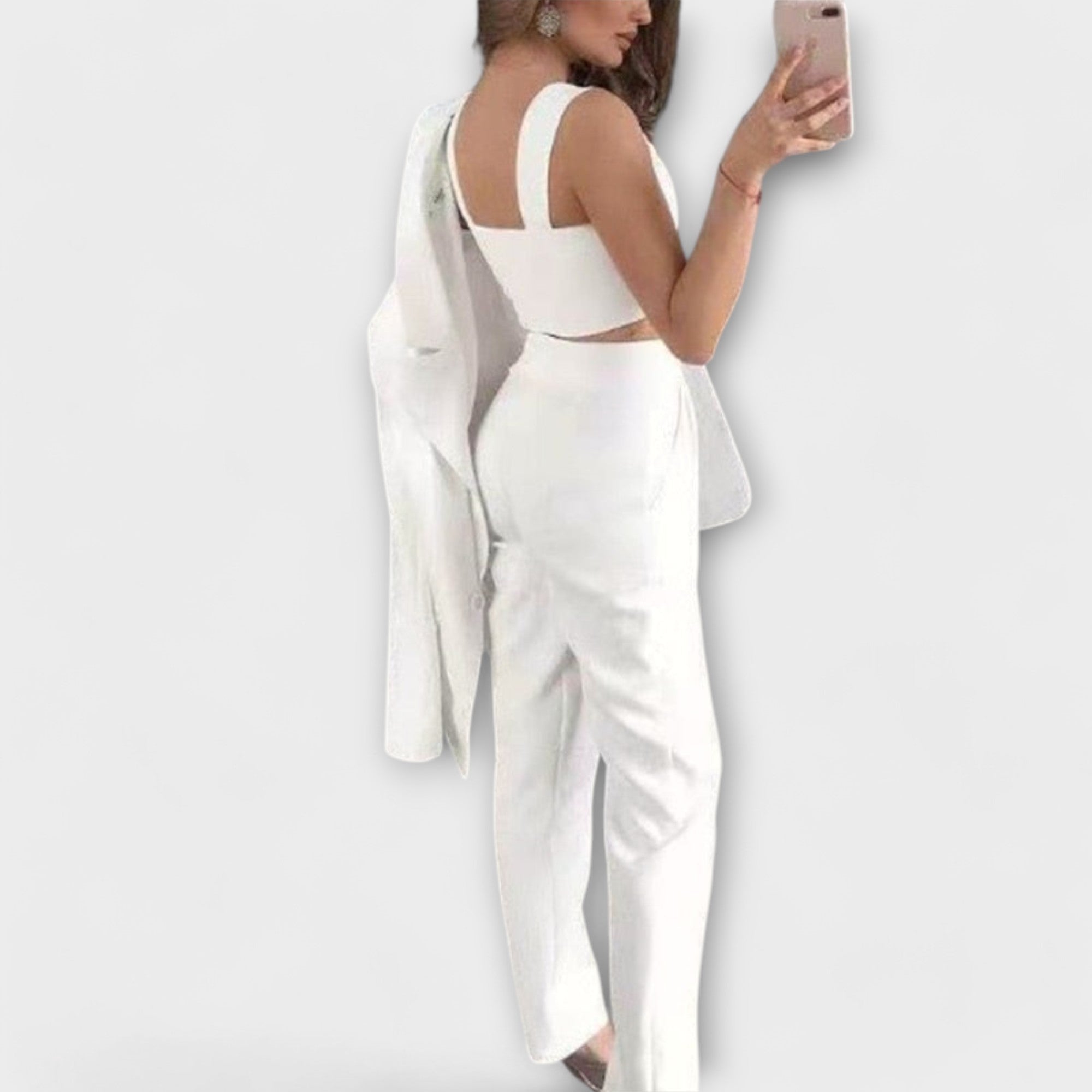Selina - Conjunto de Blazer de 3 Prendas