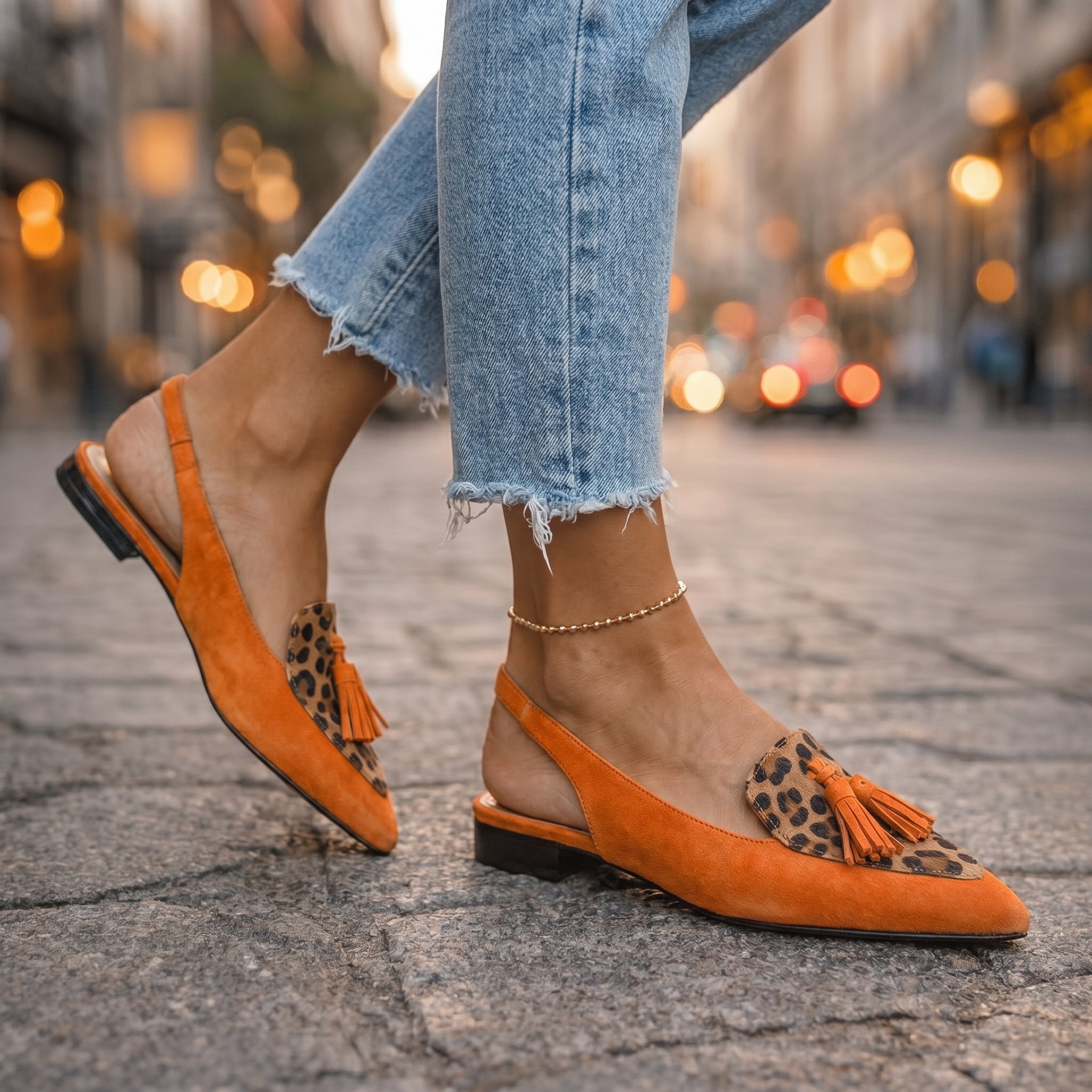 Elisa™ | Sandalias con tiras y borlas