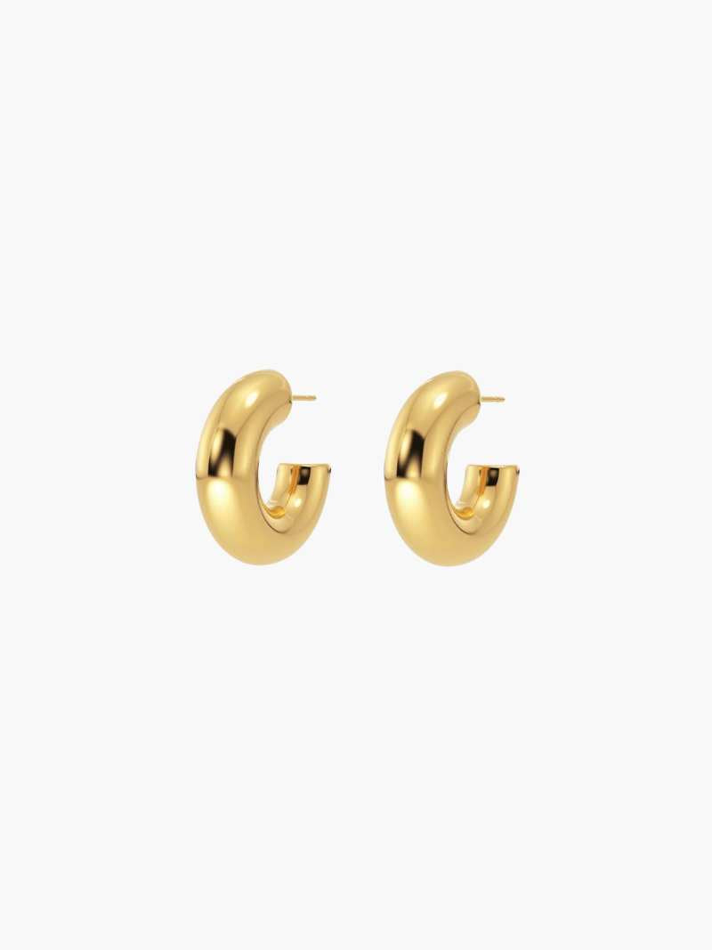 Blanca™ - Aros gruesos elegantes con diseño moderno y sofisticado